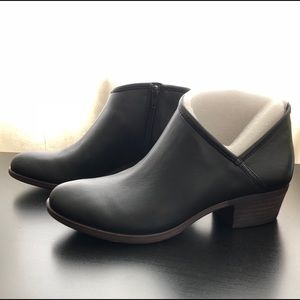 Lucky Brand Brekke Leather Ankle Booties Boot